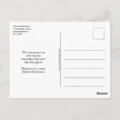 Briefkaart Roze CHRISTMAS BLESSINGS (Achterkant)