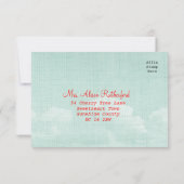 Briefkaart RSVP Love is in Air (Achterkant)