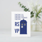 Briefkaart RSVP RSVP van politie v1 (Staand voorkant)