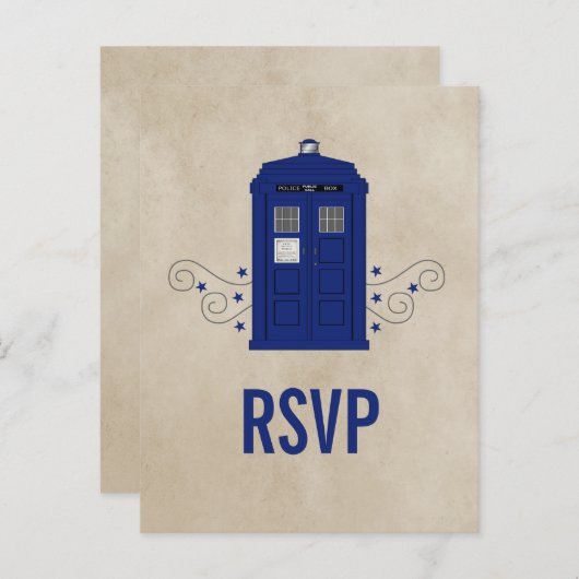 Briefkaart RSVP van politie v6 (Voorkant / Achterkant)