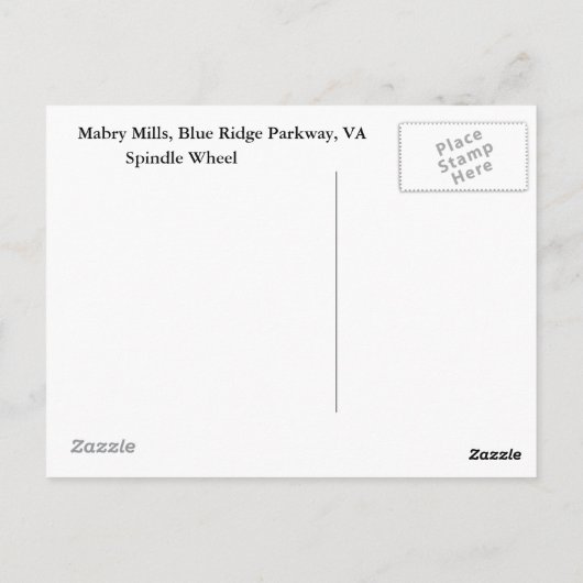 Briefkaart rugleuning (Achterkant)