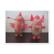 Briefkaart Ruimteaardappelen