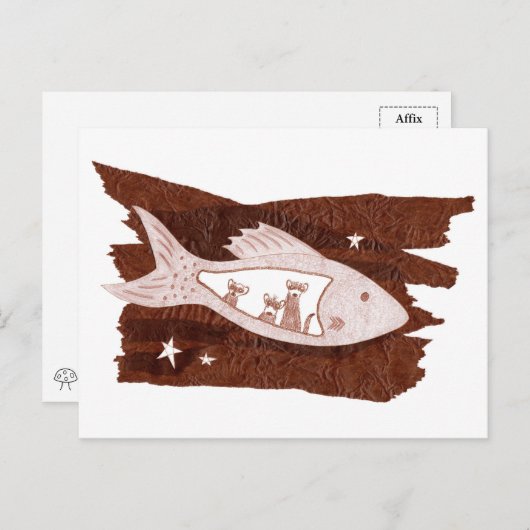 Briefkaart Ruimterfretten (Voorkant / Achterkant)