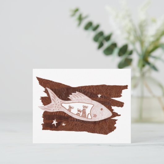 Briefkaart Ruimterfretten (Staand voorkant)