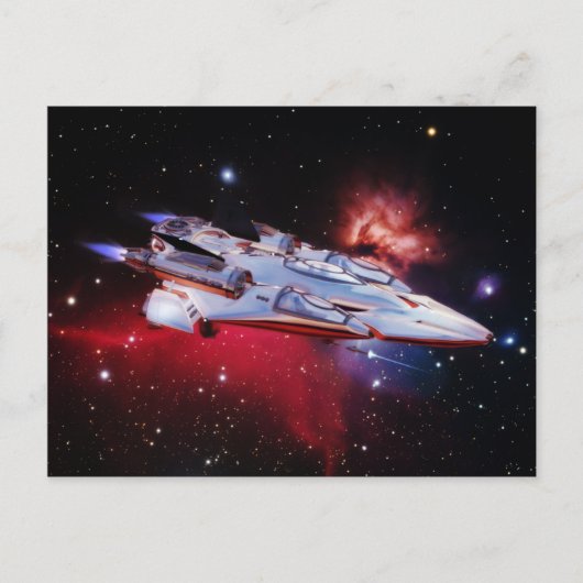 Briefkaart ruimtevaart (Voorkant)