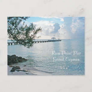 BRIEFKAART, "RUM POINT PIER, GRAND CAYMAN" BRIEFKAART