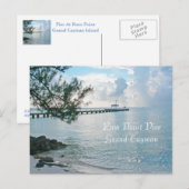 BRIEFKAART, "RUM POINT PIER, GRAND CAYMAN" BRIEFKAART (Voorkant / Achterkant)