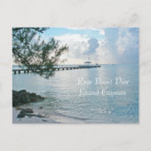 BRIEFKAART, "RUM POINT PIER, GRAND CAYMAN" BRIEFKAART (Voorkant)