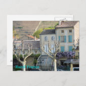 BRIEFKAART - Rural France (Voorkant / Achterkant)