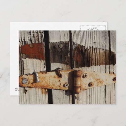 Briefkaart Rusty Hinge (Voorkant / Achterkant)