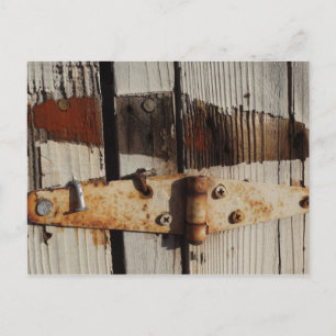 Briefkaart Rusty Hinge
