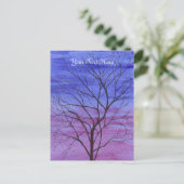 Briefkaart 's avonds (Staand voorkant)