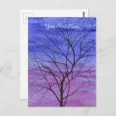 Briefkaart 's avonds (Voorkant / Achterkant)