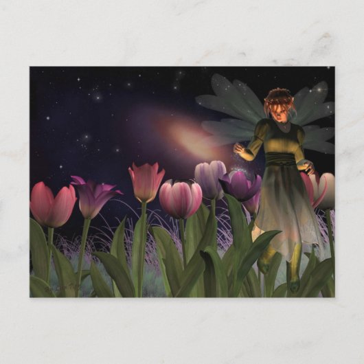 Briefkaart 's nachts (Voorkant)