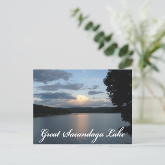 Briefkaart Sacandaga Clouds (Staand voorkant)