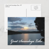Briefkaart Sacandaga Clouds (Voorkant / Achterkant)