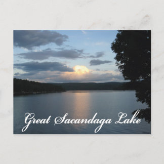 Briefkaart Sacandaga Clouds