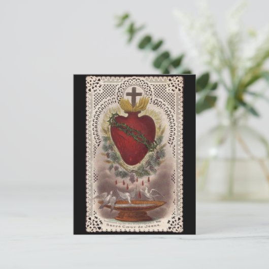 Briefkaart Sacred Heart (Staand voorkant)