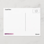  Briefkaart Sacred Heart (Achterkant)