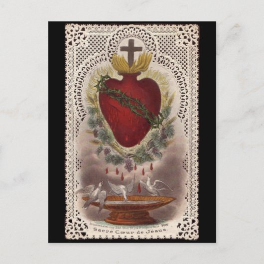  Briefkaart Sacred Heart (Voorkant)