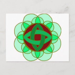 briefkaart "Sacred Heart Chakra"