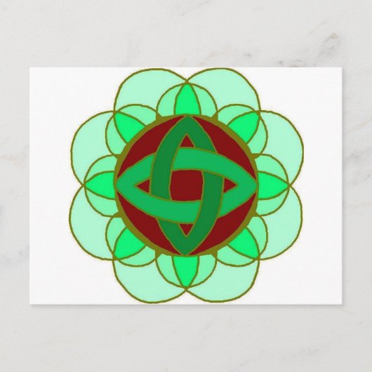 briefkaart "Sacred Heart Chakra" (Voorkant)