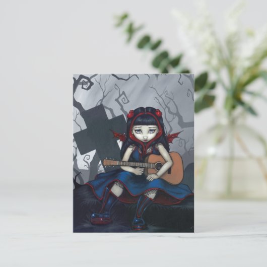 briefkaart "Sad Song" (Staand voorkant)