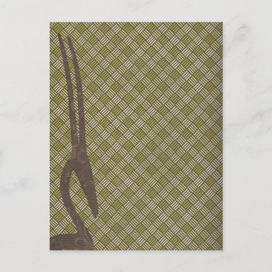 Briefkaart Safari Antelope (Voorkant)
