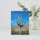 Briefkaart Saguaro Cactus (Staand voorkant)