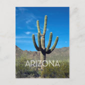 Briefkaart Saguaro Cactus (Voorkant)