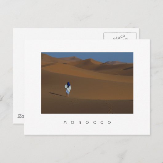 Briefkaart Sahara (Voorkant / Achterkant)