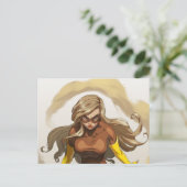 Briefkaart Sahara (Staand voorkant)