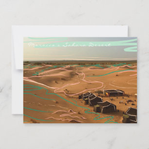 Briefkaart Sahara