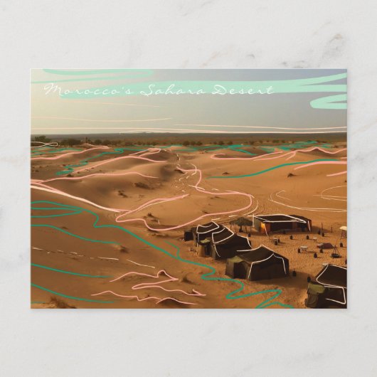 Briefkaart Sahara (Voorkant)