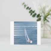 Briefkaart Sailling Wind Design (Staand voorkant)