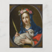 Briefkaart Saint Agatha (van Cesare Dandini) (Voorkant)
