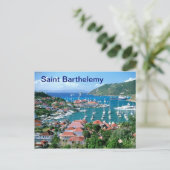 Briefkaart Saint Barthelemy (Staand voorkant)