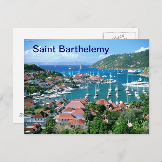 Briefkaart Saint Barthelemy (Voorkant / Achterkant)