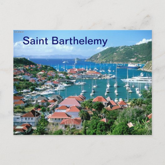Briefkaart Saint Barthelemy (Voorkant)