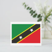 Briefkaart Saint Kitts en Nevis (Staand voorkant)