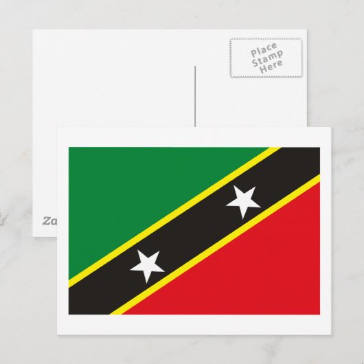 Briefkaart Saint Kitts en Nevis (Voorkant / Achterkant)