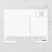 Briefkaart Saint Michael & Prayer Angel (Achterkant)