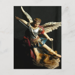 Briefkaart Saint Michael & Prayer Angel