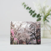 Briefkaart Sakura in de Tokyo Cherry Blossom, Japa (Staand voorkant)