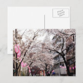 Briefkaart Sakura in de Tokyo Cherry Blossom, Japa (Voorkant / Achterkant)