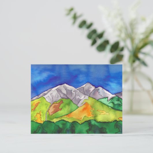 briefkaart "Salida, CO Mountains" (Staand voorkant)