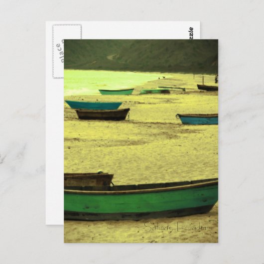 Briefkaart- Salinas, Ecuador Briefkaart (Voorkant / Achterkant)