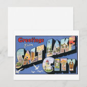 Briefkaart  Salt Lake City (Voorkant / Achterkant)