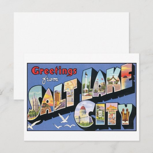 Briefkaart Salt Lake City (Voorkant / Achterkant)