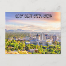 Briefkaart Salt Lake City Utah souvenir reizen